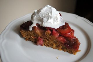 Strawberry-upside-down-piece