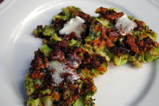 Broccoli fritters butter Broccoli fritters butter