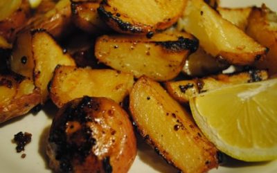 Lemon Garlic Roasties