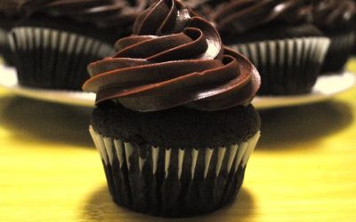 Chocolate Frosted Koko Java Cupcakes