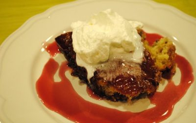 CHERRY CAKE PUDDING