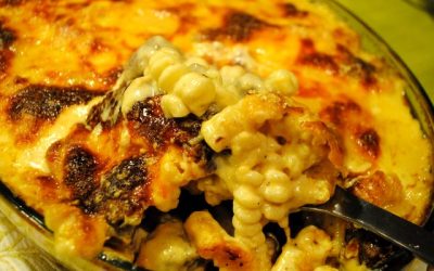 BAKED FUSILI WITH TINY MEATBALLS