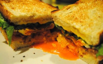 SPANGLISH SANDWICH with EASY OVEN FRIES