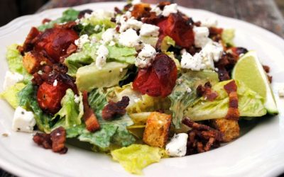 SPICY AVOCADO CAESAR SALAD DRESSING and Hey Jude’s Overkill Caesar Salad