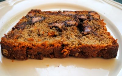 SMILING MONKEY BANANA BREAD with Reese’s Minis