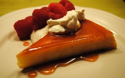 MOM’S FAVORITE ALMOND FLAN