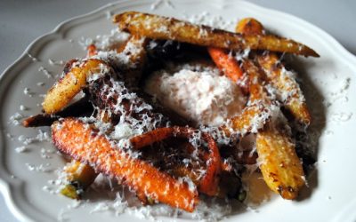 Spice-Crusted Carrots with Sambal Yogurt