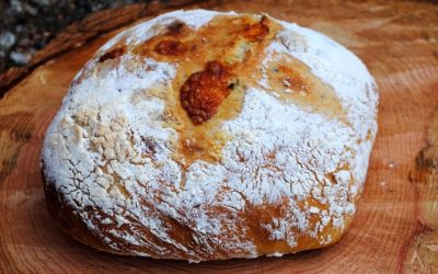EASY ARTISAN CHEESE CHIVE BREAD