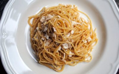 SPAGHETTINI with BROWNED BUTTER & MIZITHRA CHEESE