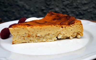 TUSCAN RICE AND CUSTARD TORTA