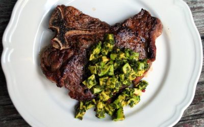 AVOCADO CHIMICHURRI for Grilled Steak