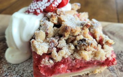 STRAWBERRY SHORTBREAD BARS