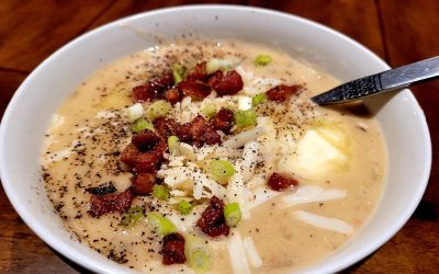 CROCK POT PPPP SOUP aka Potato Poblano Pancetta Peppered Soup